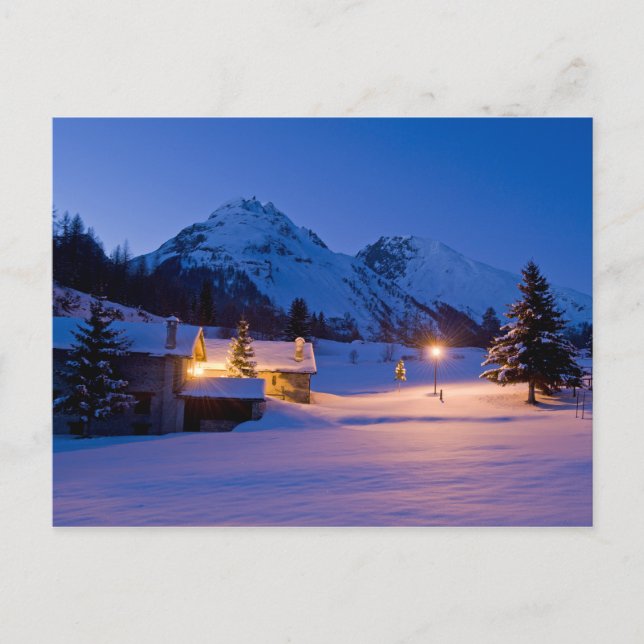 Cartão Postal Salto do sol dos chalés (Frente)