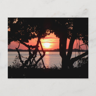 Cartão Postal Salto do Sol sobre a Baía