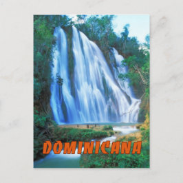 Cartão Postal Salto Lemon Falls Dominicana
