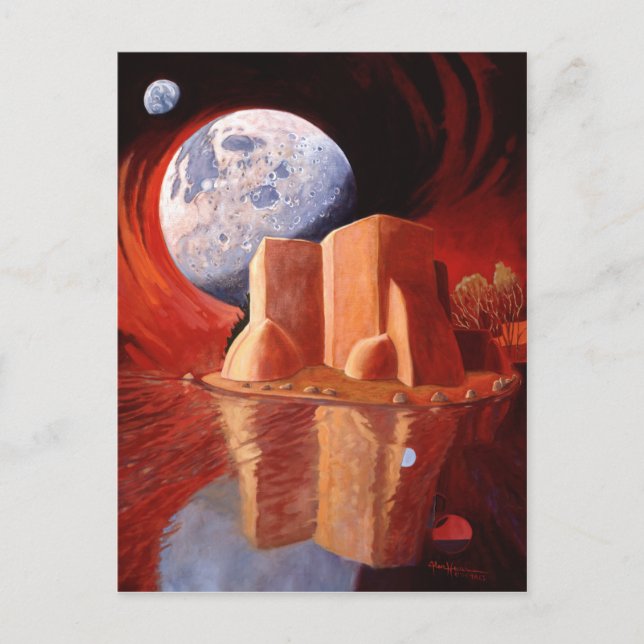 Cartão Postal Salto Quântico de Alan Heuer (Frente)