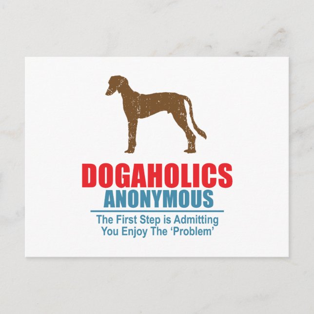 Cartão Postal Saluki (Frente)