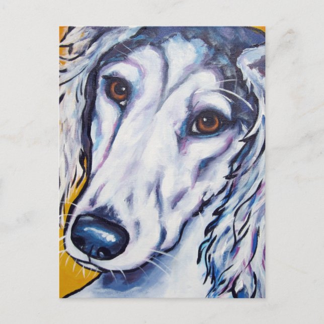 Cartão Postal Saluki (Frente)