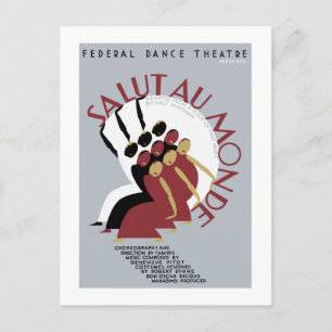 Cartão Postal Salut Au Monde