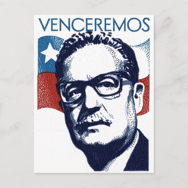 Cartão Postal Salvador Allende - Vislemos (Frente)
