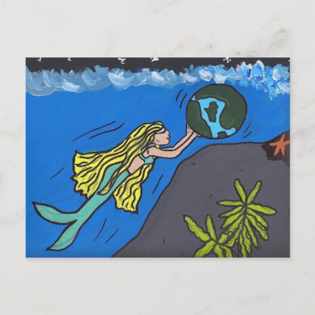 CARTÃO POSTAL SALVANDO NOSSO PLANETA (Frente)