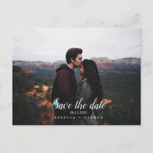 Cartão Postal Salvar a data da montanha Foto de outono