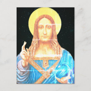 Cartão Postal Salvator Mundi