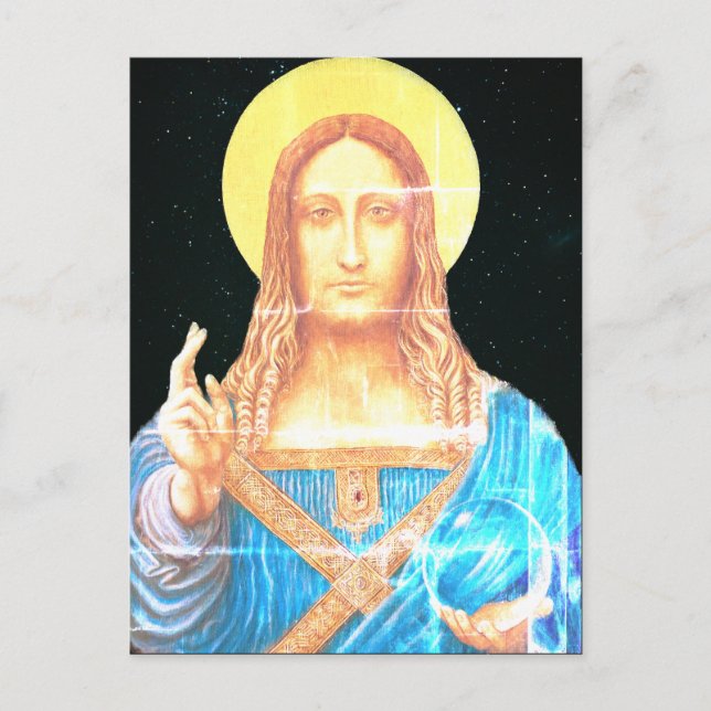 Cartão Postal Salvator Mundi  (Frente)