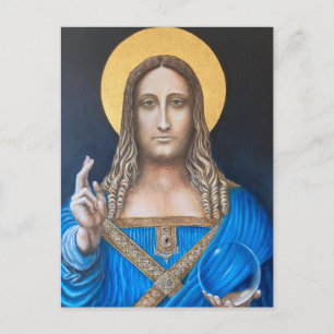 Cartão Postal Salvator Mundi