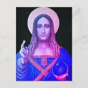 Cartão Postal Salvator Mundi