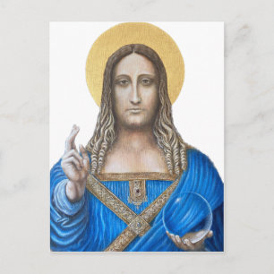 Cartão Postal Salvator Mundi