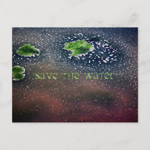 Cartão Postal "Salve a Água"