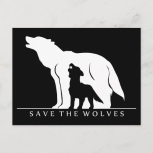 Cartão Postal Salve os Lobos