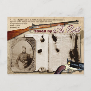 Cartão Postal Salvo pela Bíblia!