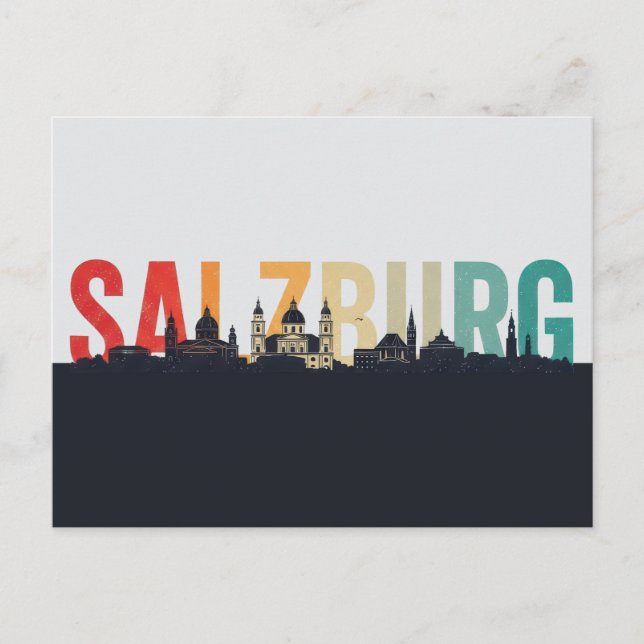 Cartão Postal Salzburg Austria Travel (Frente)