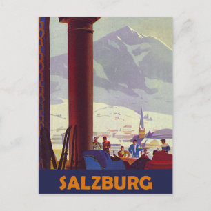 Cartão Postal Salzburg, City Restaurant, Áustria