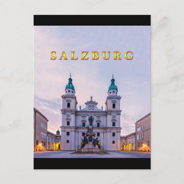 Cartão Postal Salzburgo 002Q (Frente)