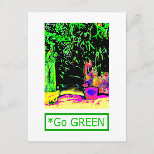 Cartão Postal Samambaia Chifre-de-Vado GANHE VERDE1a jGibney O M