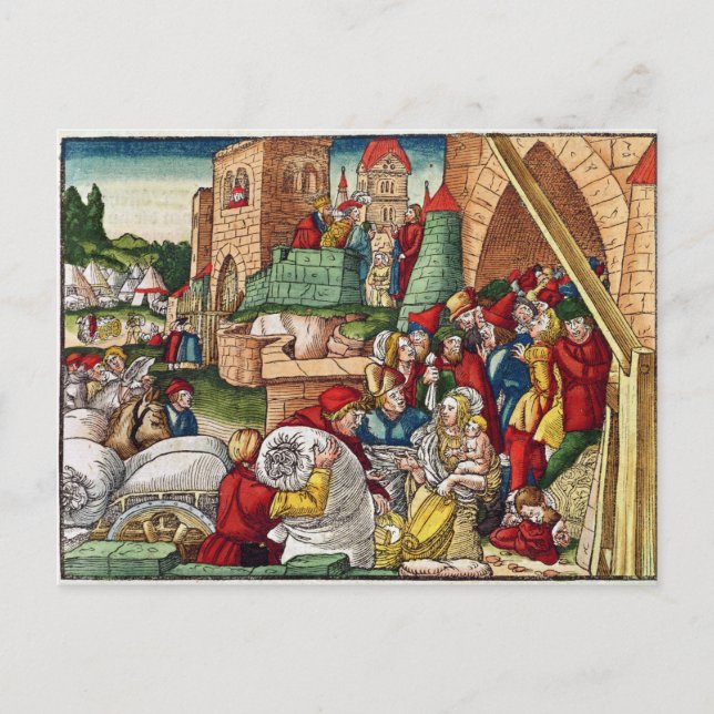 Cartão Postal Samaria under siege (Frente)