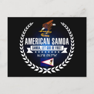 Cartão Postal Samoa Americana