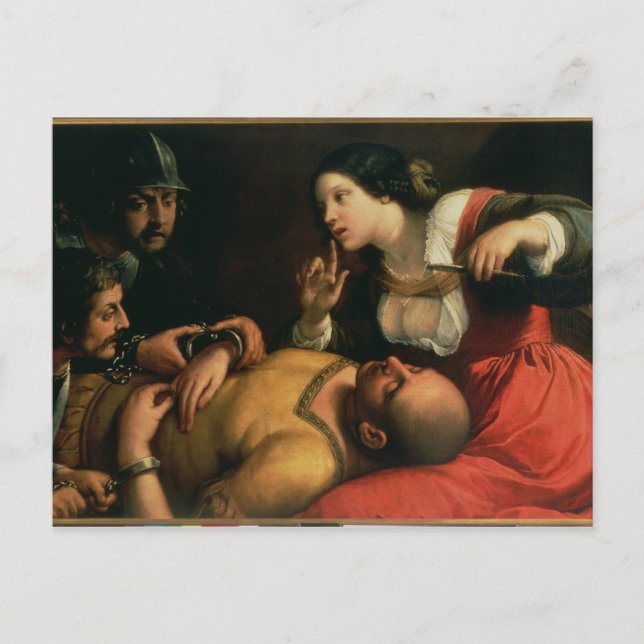 Cartão Postal Samson e Delilah (Frente)