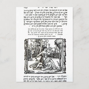 Cartão Postal Samson e Delilah