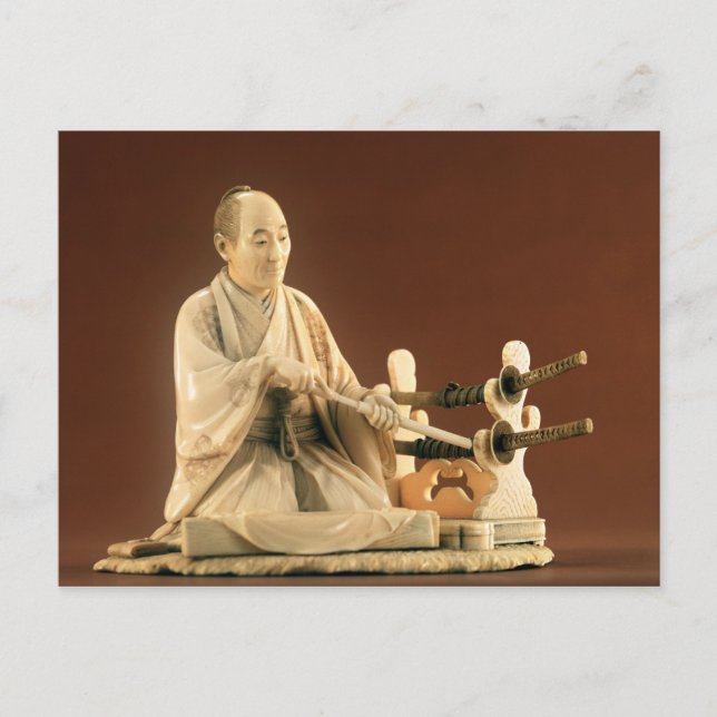 Cartão Postal Samurai, Okinomo, Período Edo (Frente)