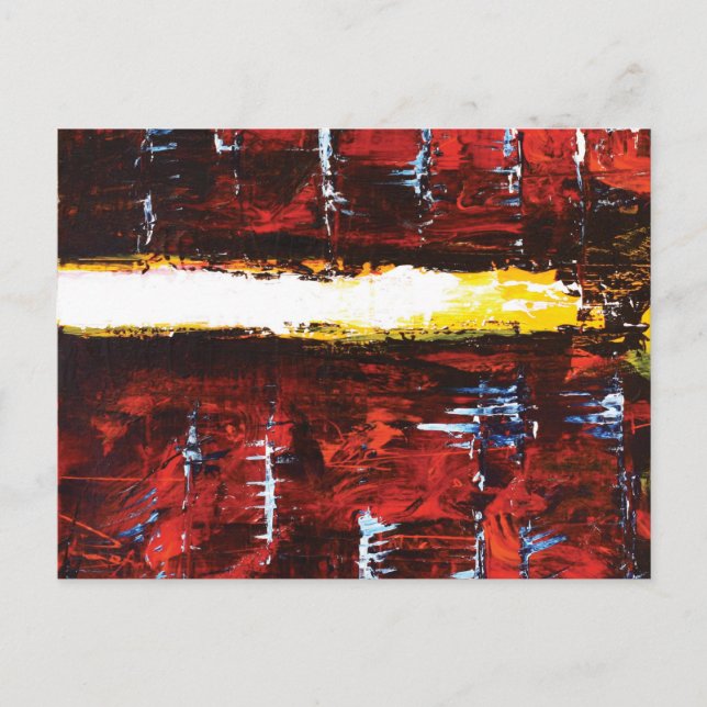 Cartão Postal "San Andreas" - Arte Abstrato moderna (Frente)