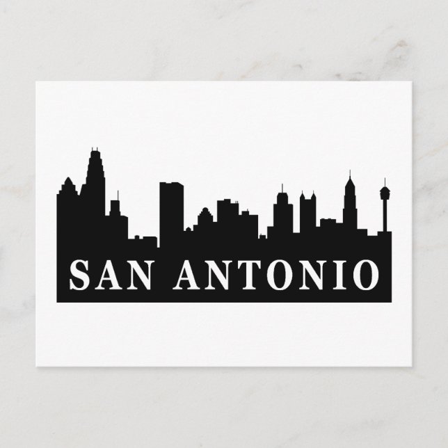 Cartão Postal San Antonio Skyline (Frente)