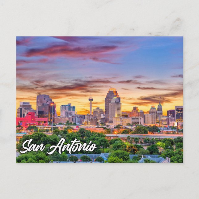 Cartão Postal San Antonio, Texas, Estados Unidos (Frente)