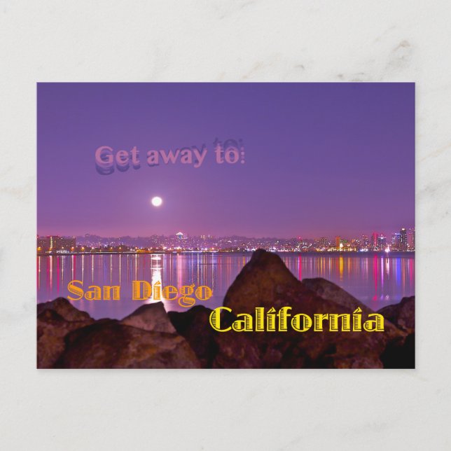 Cartão Postal San Diego, Califórnia (Frente)