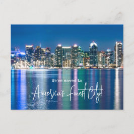 Cartão Postal San Diego Nós Mudamos O Anúncio