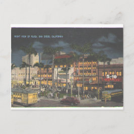 Cartão Postal San Diego Plaza 1945
