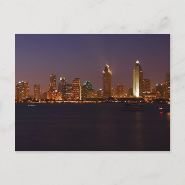 Cartão Postal San Diego Skyline (Frente)