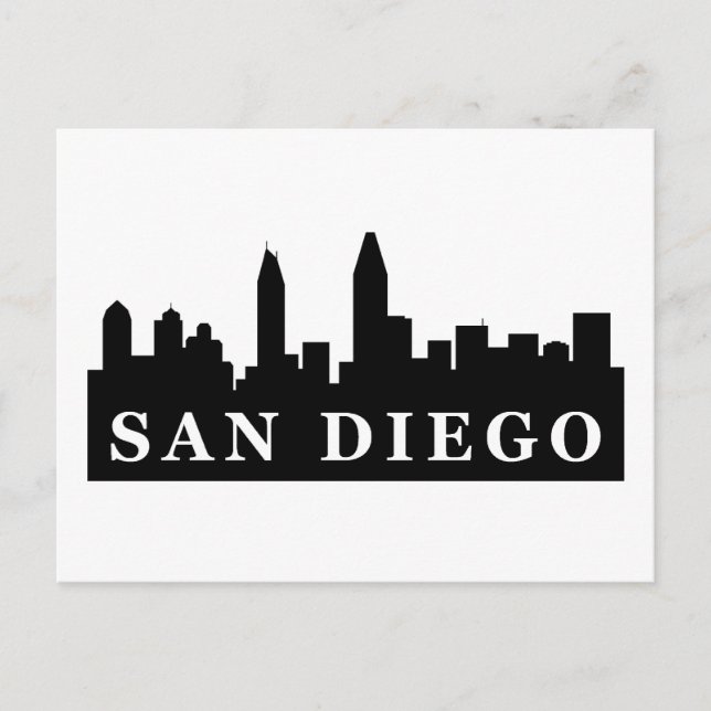 Cartão Postal San Diego Skyline (Frente)