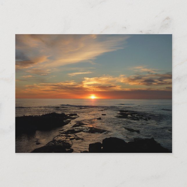 Cartão Postal San Diego Sunset II Vista da Califórnia (Frente)