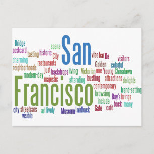 Cartão Postal San Francisco Califórnia