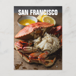 Cartão Postal San Francisco Dungeness Crab