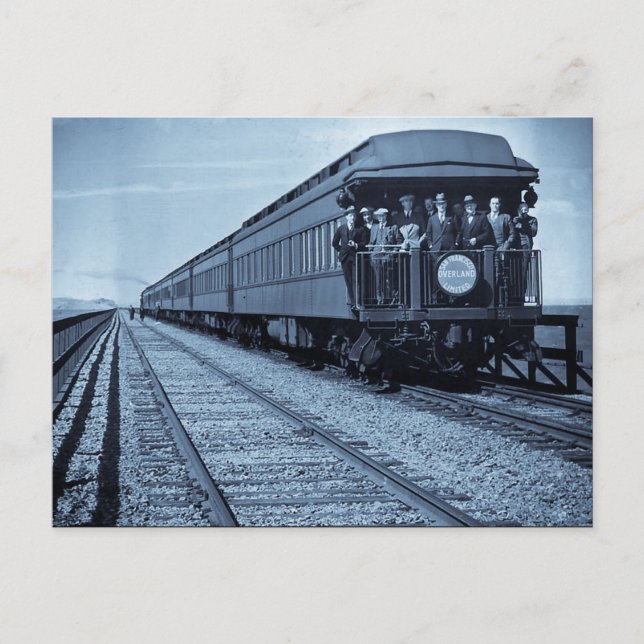 Cartão Postal San Francisco Overland Limited Southern Pacific RR (Frente)