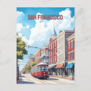 Cartão Postal San Francisco Streetcar
