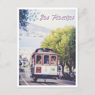 Cartão Postal San Francisco Trolley View do Alcatraz