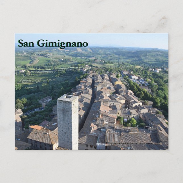 Cartão postal San Gimignano (Frente)