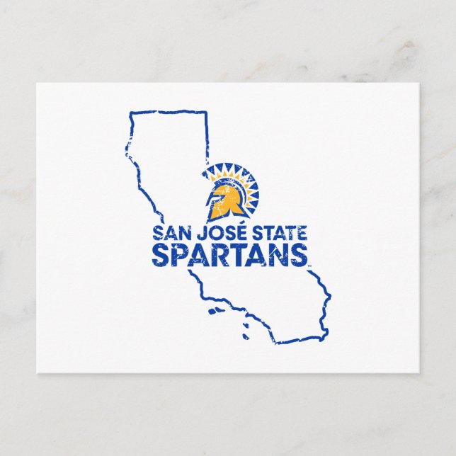 Cartão Postal San Jose State Spartans Love (Frente)