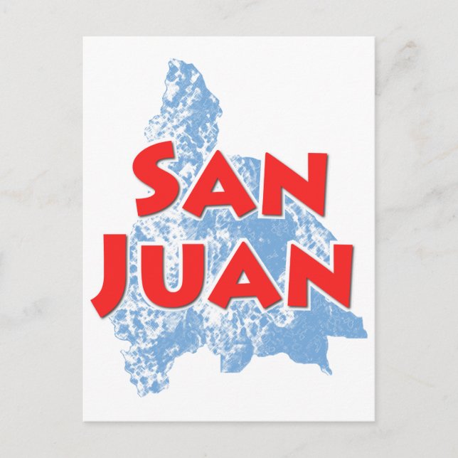 Cartão Postal San Juan (Frente)