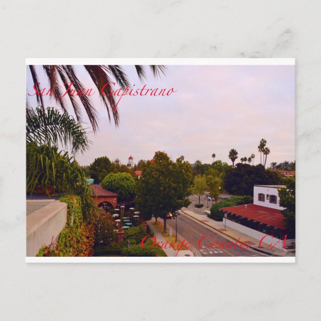 Cartão Postal San Juan Capistrano (Frente)
