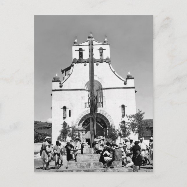 Cartão Postal San Juan Chamula, Chiapas, México (Frente)