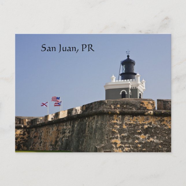 Cartão Postal San Juan Lighthouse Postcard (Frente)