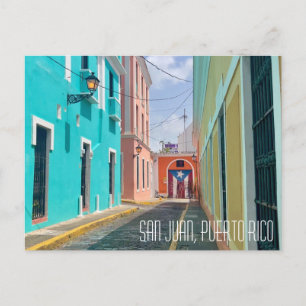 Cartão Postal San Juan Porto Rico Belos Pastéis