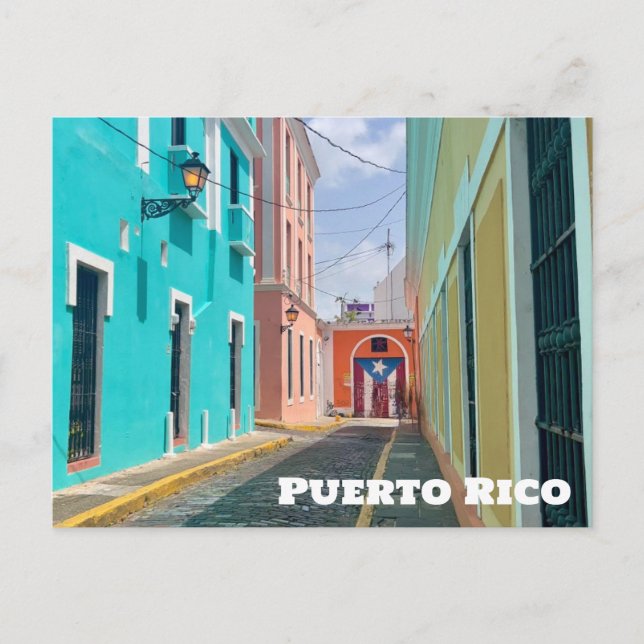 Cartão Postal San Juan Porto Rico Belos Pastos 2 (Frente)