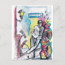 Cartão Postal San Juan y Boedo - El compadrito